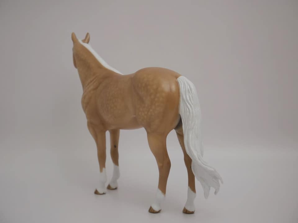 MICHAEL-OOAK STAR DAPPLE PALOMINO ISH MODEL HORSE BY SHERYL LEISURE 7/10/20