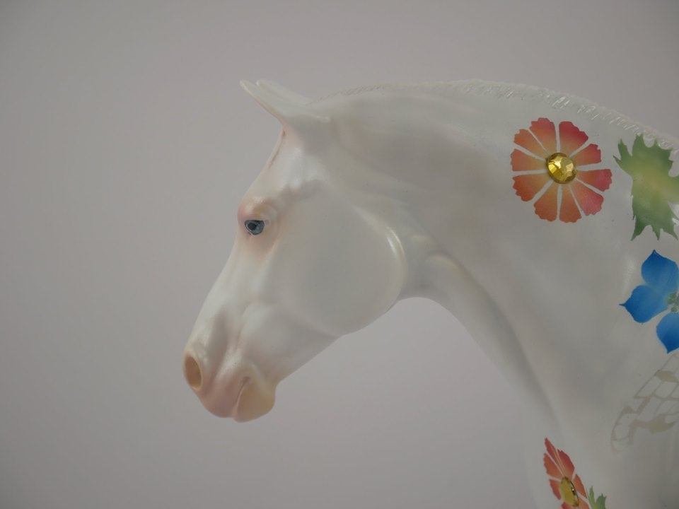SUMMER DAZE-OOAK HEAVY DRAFT MARE DECORATOR MODEL HORSE 7/9/20