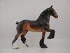 YANCY-OOAK DAPPLE BAY TROTTING DRAFTER MODEL HORSE 7/9/20