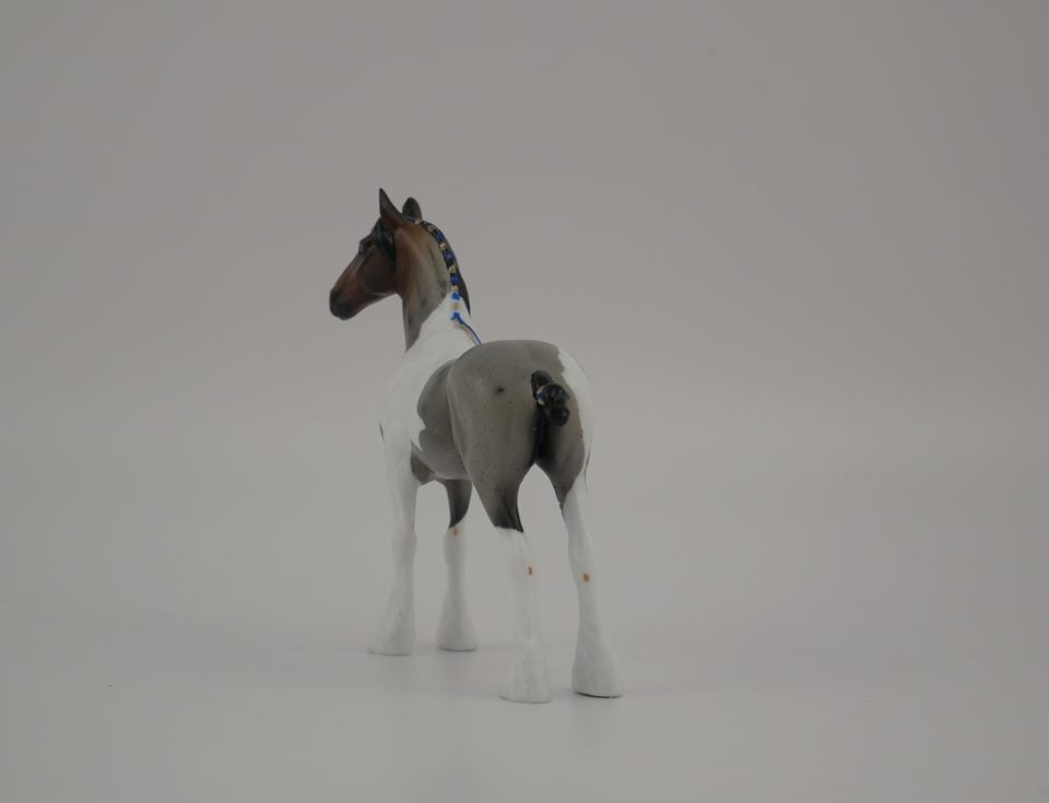 WINTERS HOTH-LE-? ROAN PINTO DRAFT CHIP MODEL HORSE 7/17/20