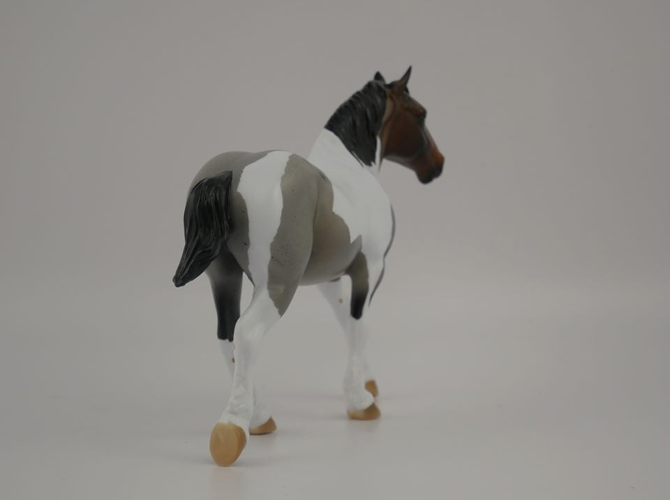 WINTERS HOTH-LE-? ROAN PINTO PEBBLES DRAFT MODEL HORSE 7/17/20
