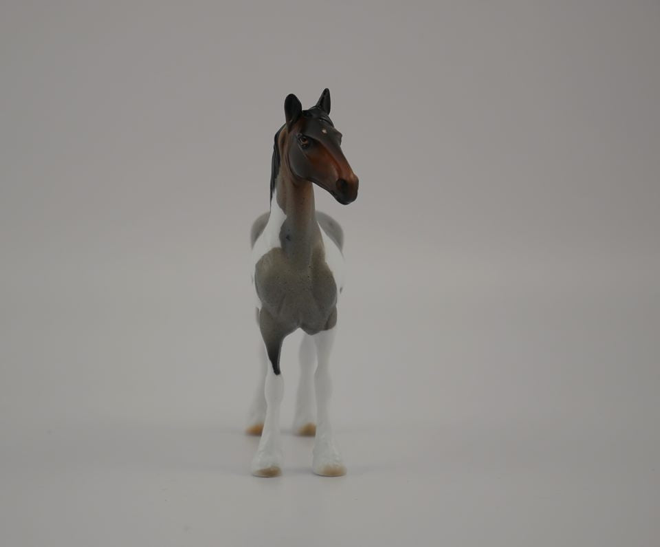 WINTERS HOTH-LE-? ROAN PINTO DRAFT CHIP MODEL HORSE 7/17/20