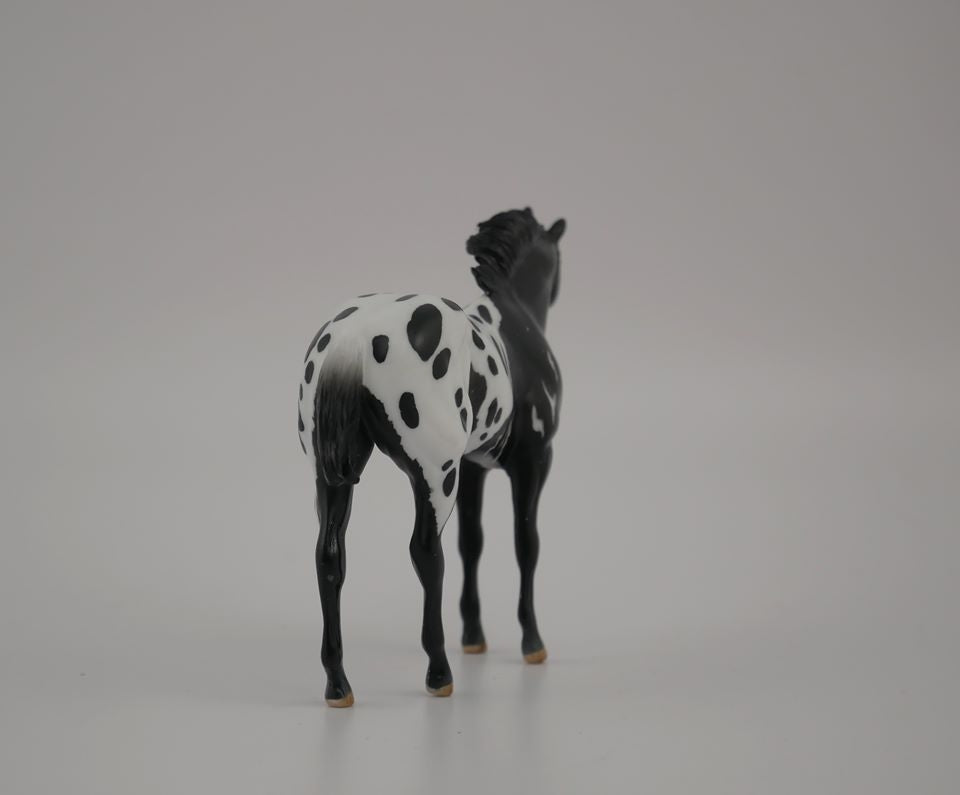 BUMI-LE-? STOCK HORSE CHIP APPALOOSA MODEL HORSE 7/17/20