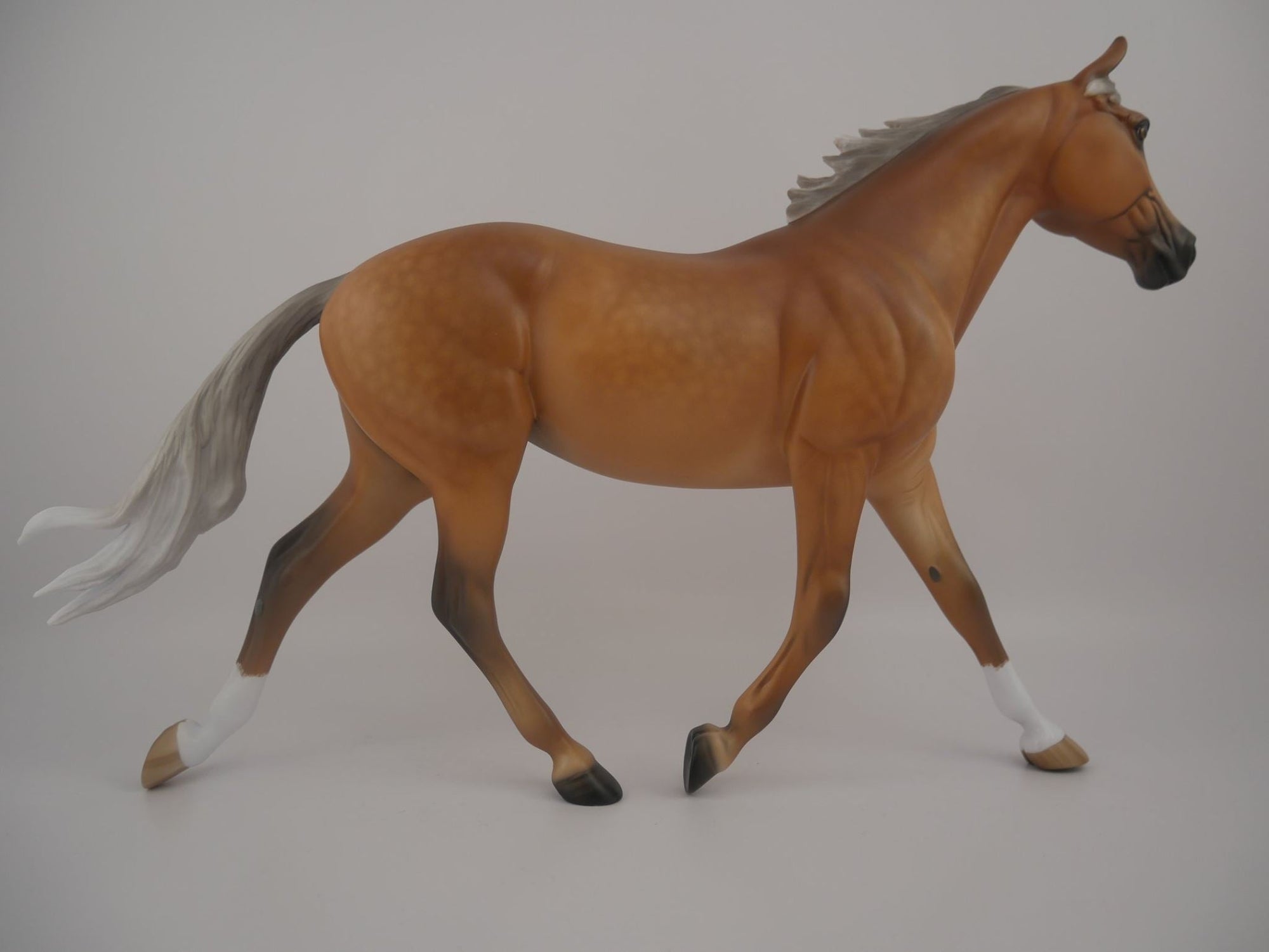 SUNTREK-OOAK SILVER BAY  PALOUSE MODEL HORSE BY SHERYL LEISURE 8/10/20