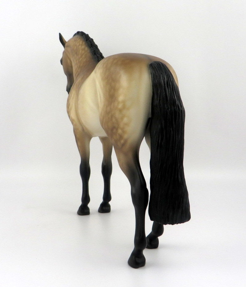 VENTURA-OOAK DAPPLE BUCKSKIN ANDALUSIAN BY SHERYL LEISURE 8/10/20