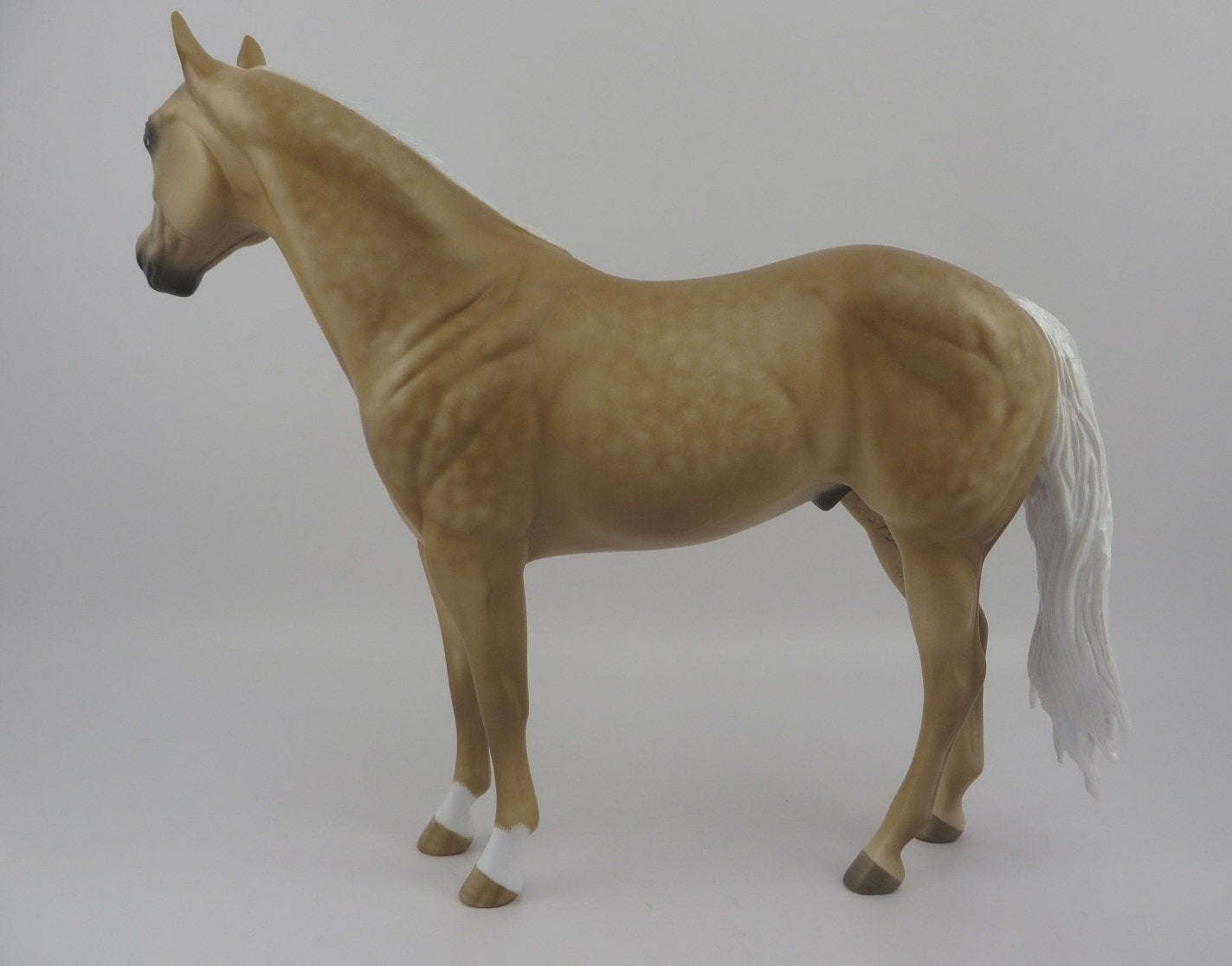 SPIFFING-OOAK DAPPLE PALOMINO ISH MODEL HORSE BY SHERYL LEISURE 8/10/20