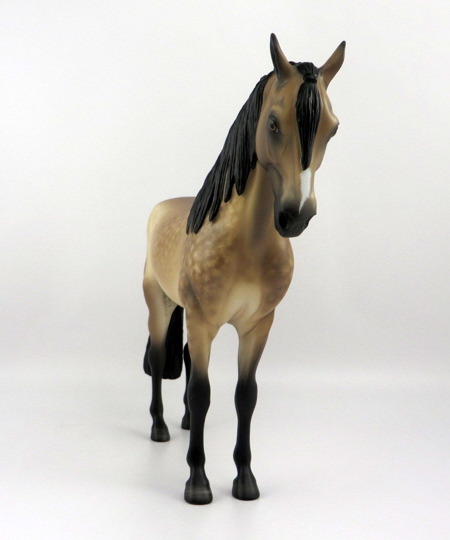 VENTURA-OOAK DAPPLE BUCKSKIN ANDALUSIAN BY SHERYL LEISURE 8/10/20