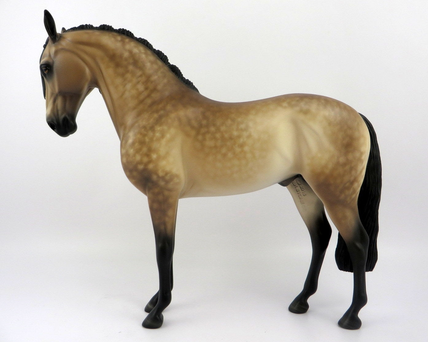 VENTURA-OOAK DAPPLE BUCKSKIN ANDALUSIAN BY SHERYL LEISURE 8/10/20