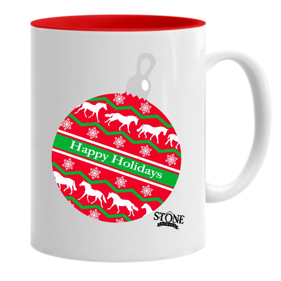 Stone Horses Holiday Mug