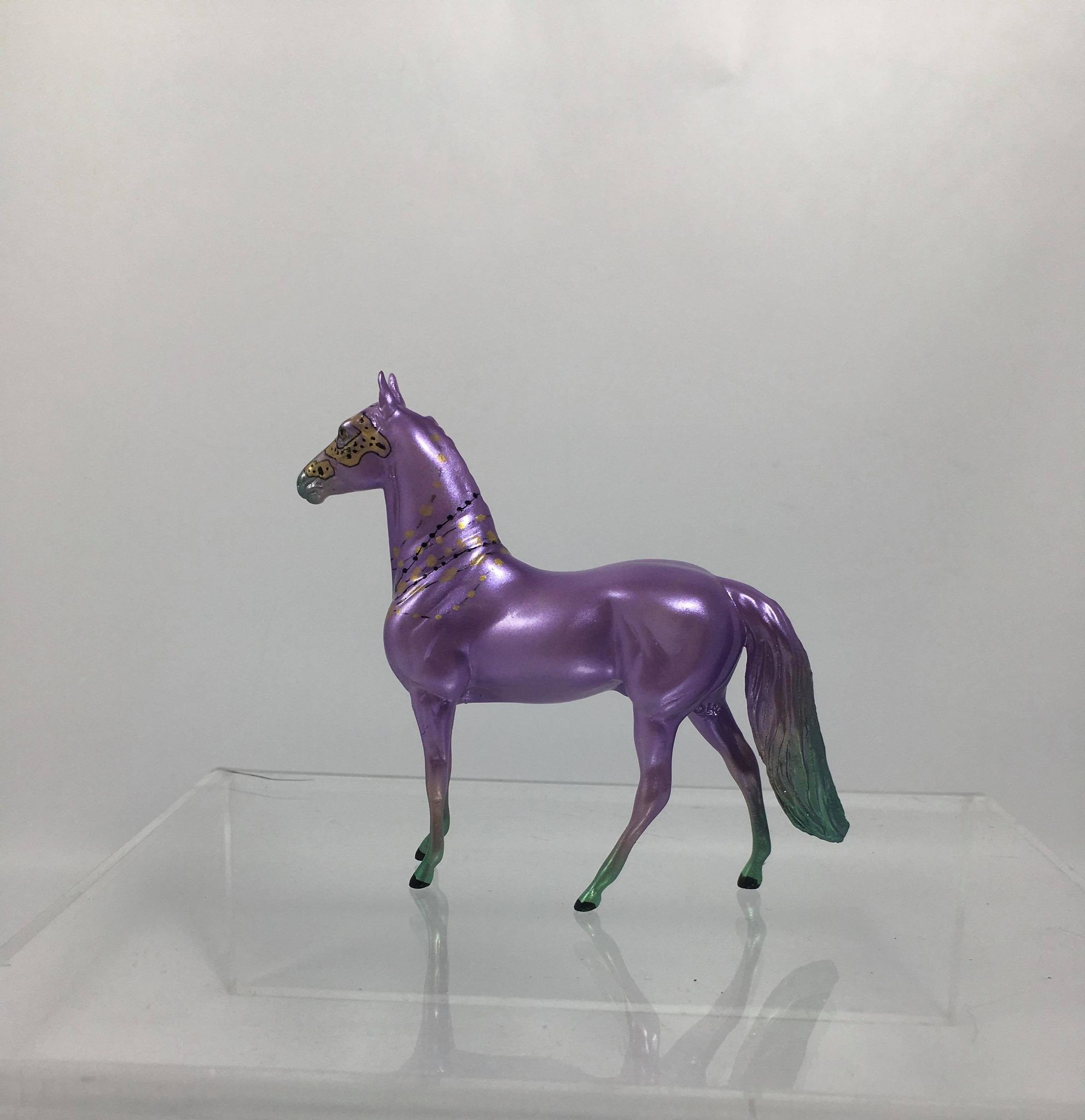 Trinket-OOAK Mardi Gras Morgan Chip Deco SB21