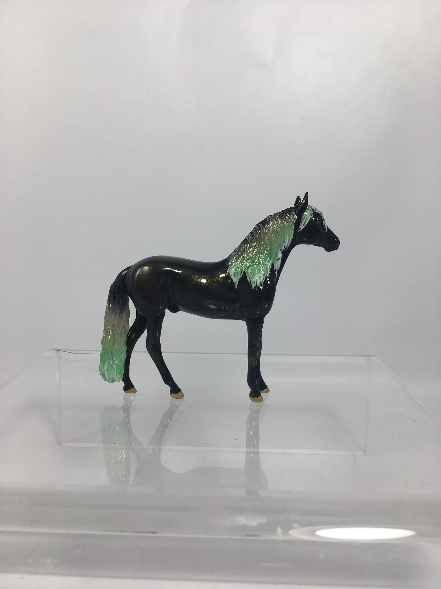 Jazz-OOAK Mardi Gras Andalusian Chip Deco SB21