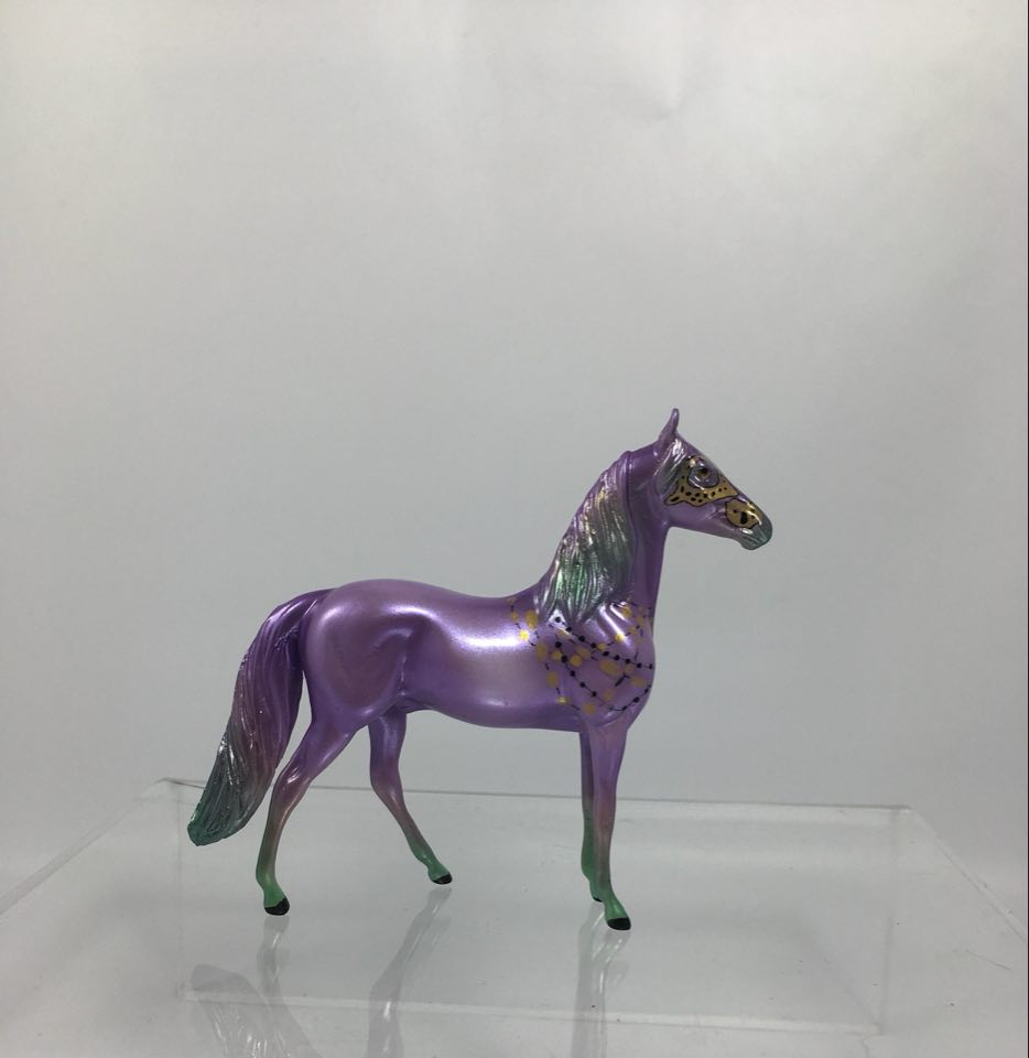 Trinket-OOAK Mardi Gras Morgan Chip Deco SB21