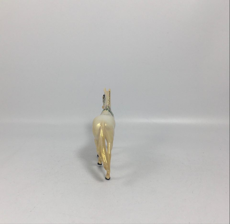 Moon Pie OOAK Mardi Gras Warmblood Chip Deco SB21