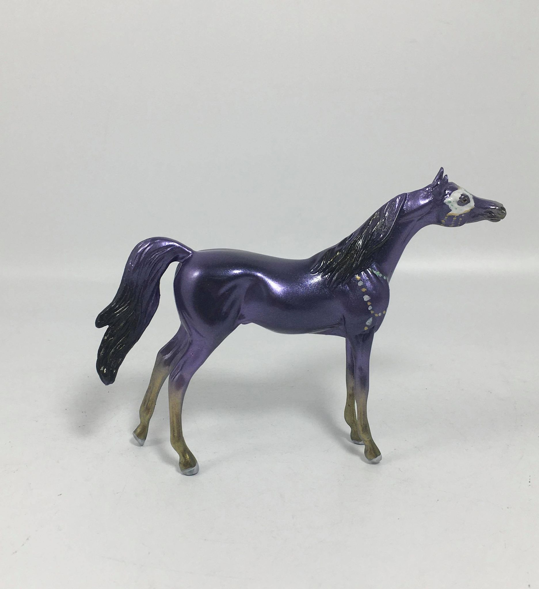 Krewe-OOAK Mardi Gras Arabian Chip Deco SB21