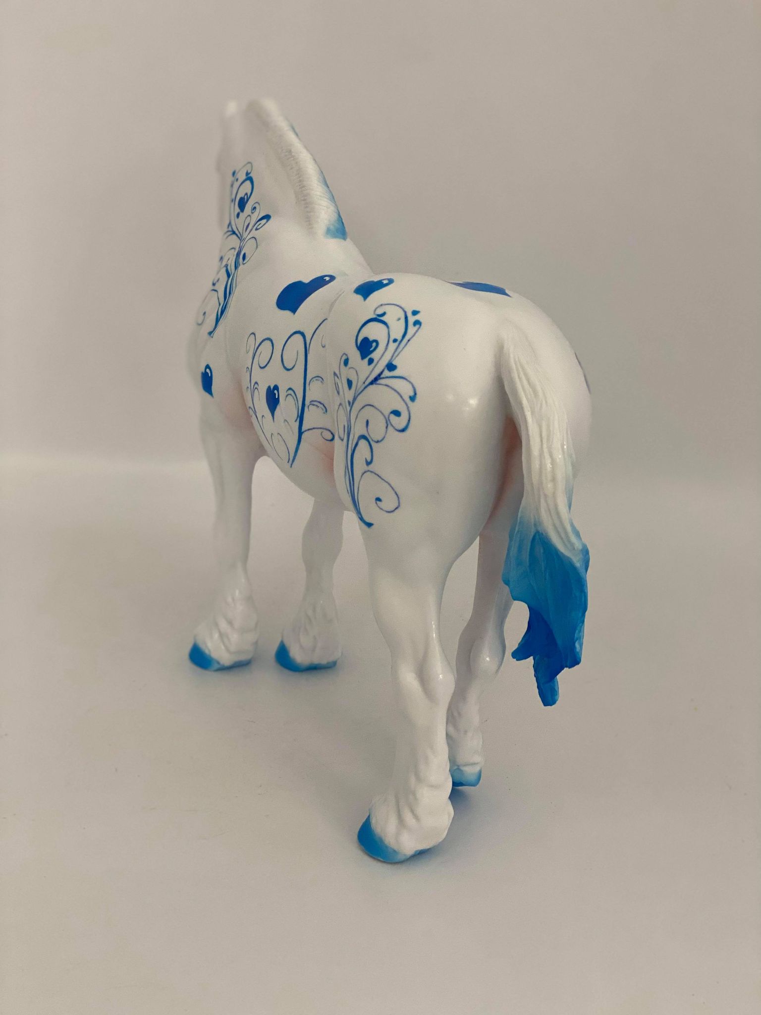 Blue Heart-OOAK Blue Heart Deco Drafter 2/19/21