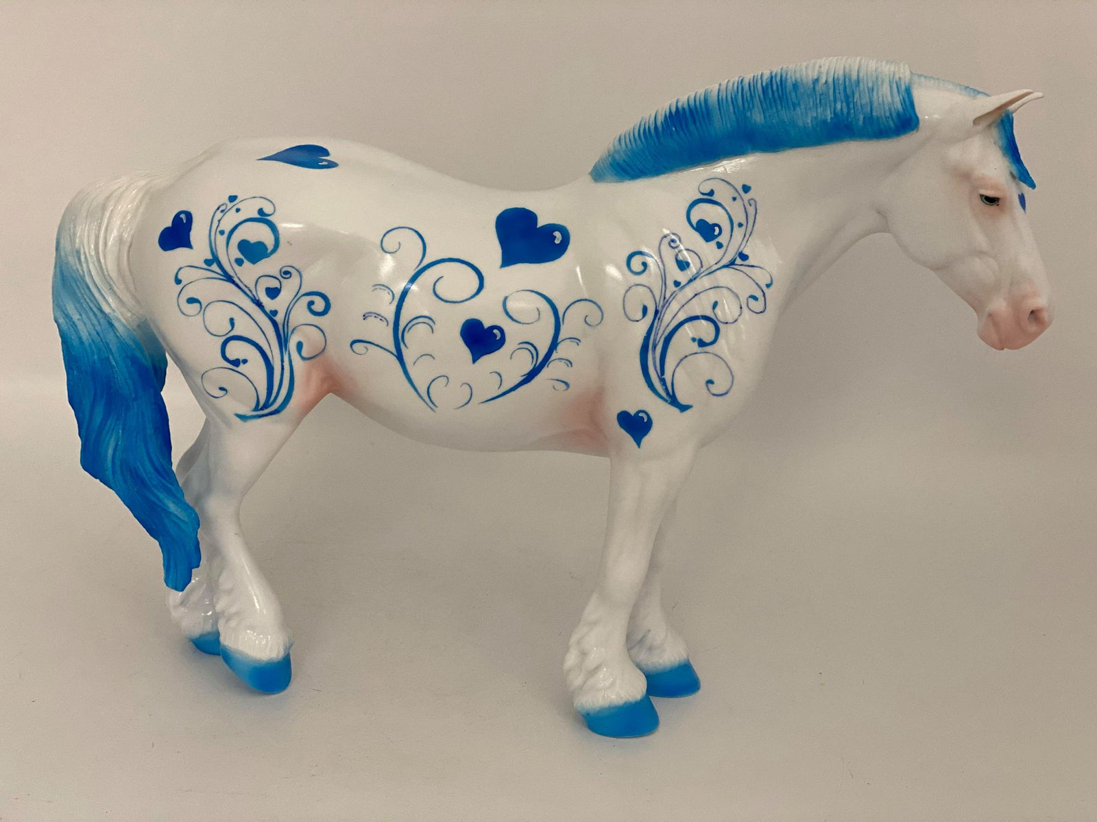 Blue Heart-OOAK Blue Heart Deco Drafter 2/19/21