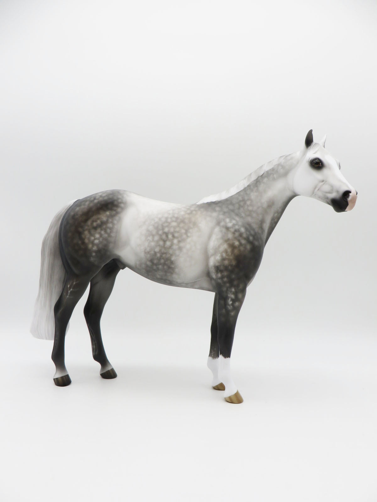 Spanky - OOAK Dapple Grey ISH Painted by Sheryl Leisure BO 10/7/22