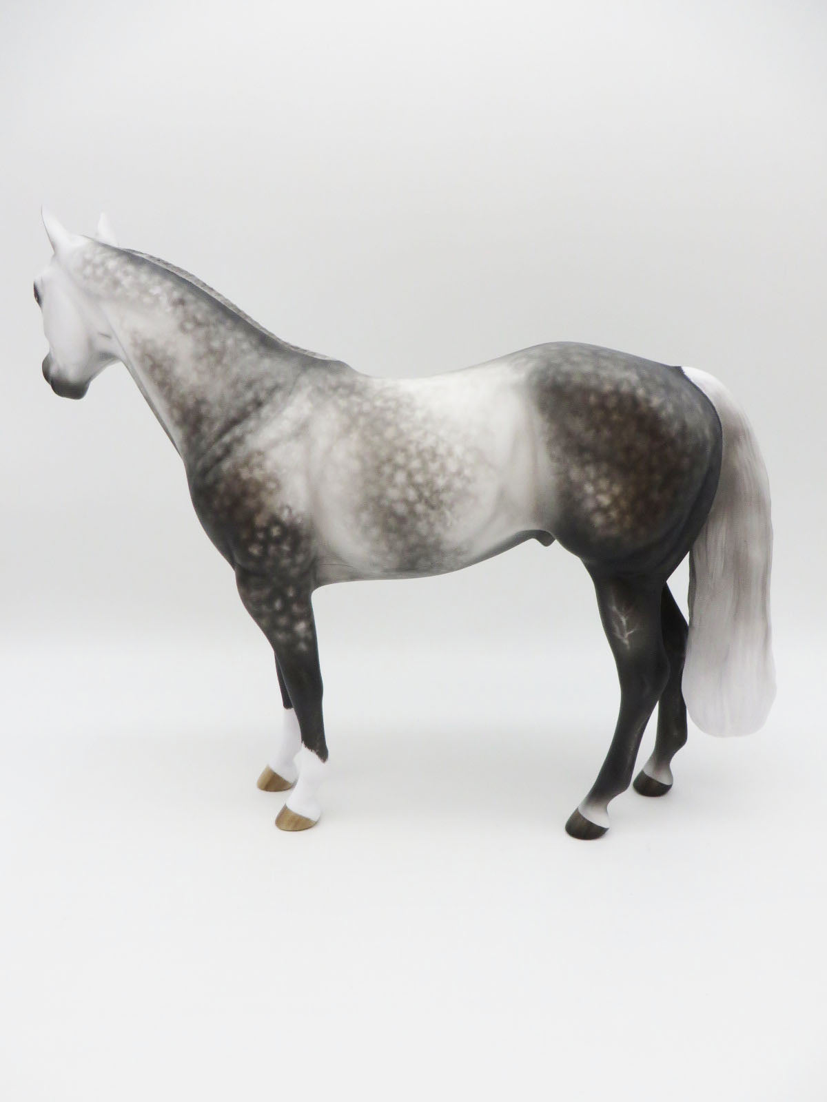 Spanky - OOAK Dapple Grey ISH Painted by Sheryl Leisure BO 10/7/22