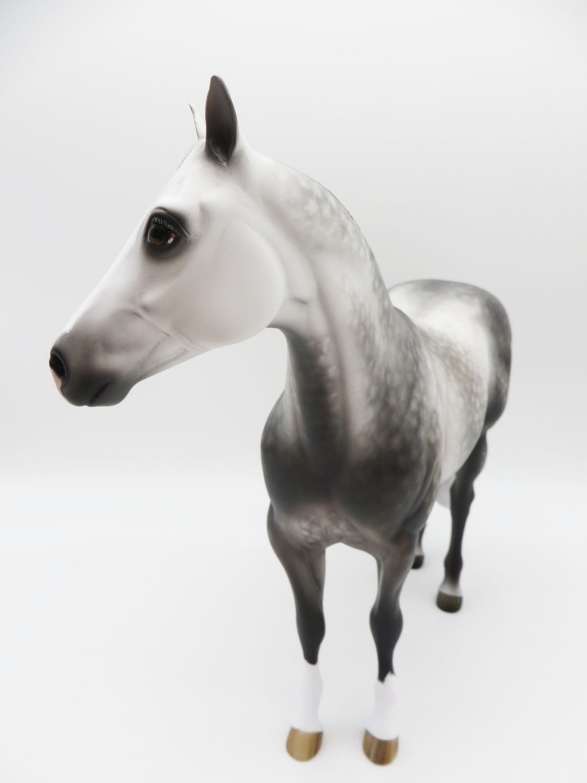 Spanky - OOAK Dapple Grey ISH Painted by Sheryl Leisure BO 10/7/22