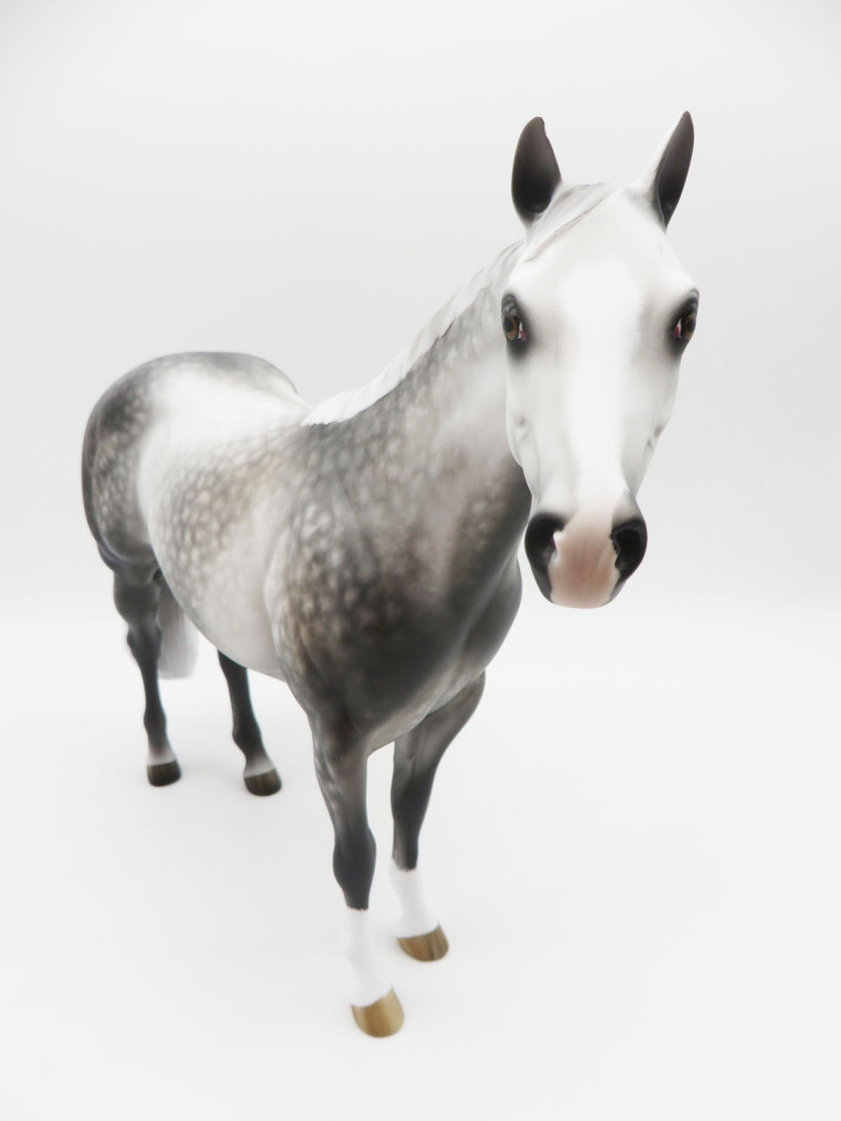 Spanky - OOAK Dapple Grey ISH Painted by Sheryl Leisure BO 10/7/22