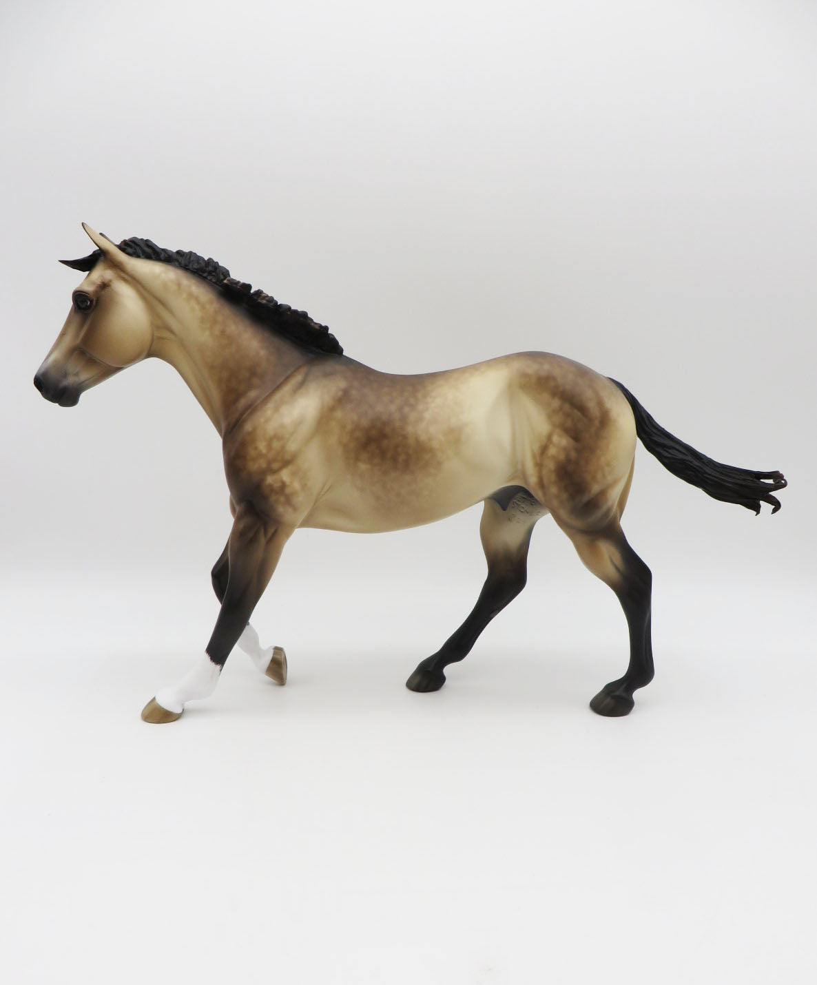 Stymie - OOAK Sooty Buckskin FQH Painted by Sheryl Leisure BO 10/7/22