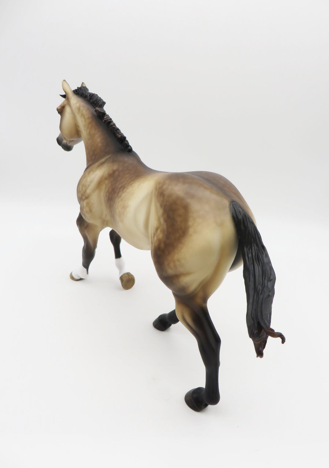 Stymie - OOAK Sooty Buckskin FQH Painted by Sheryl Leisure BO 10/7/22