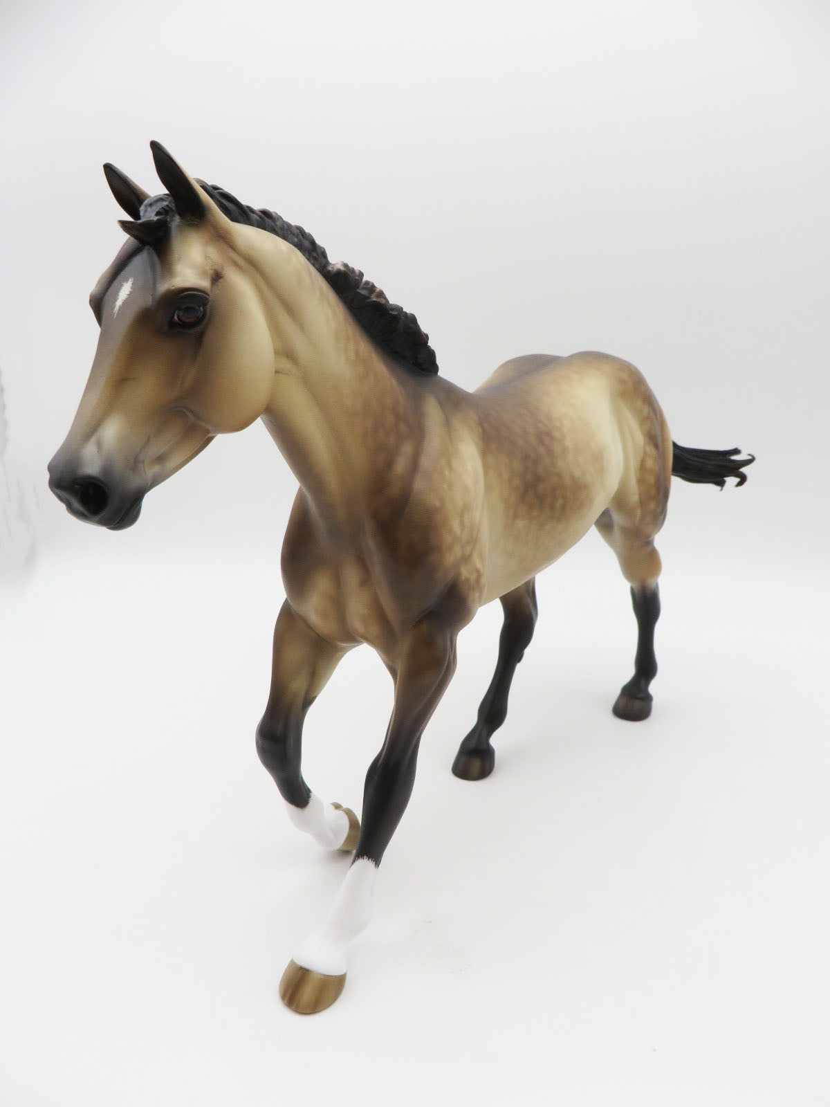 Stymie - OOAK Sooty Buckskin FQH Painted by Sheryl Leisure BO 10/7/22