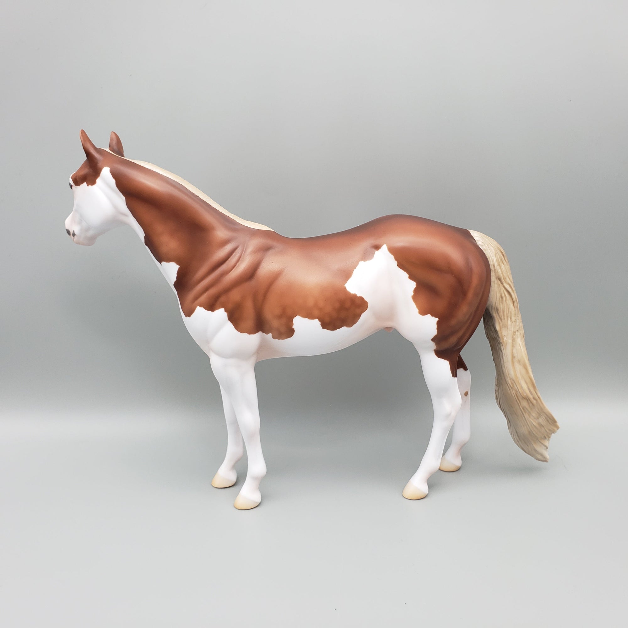 Bandit - OOAK - Flaxen Chestnut Splash ISH By Jess Hamill EQ23