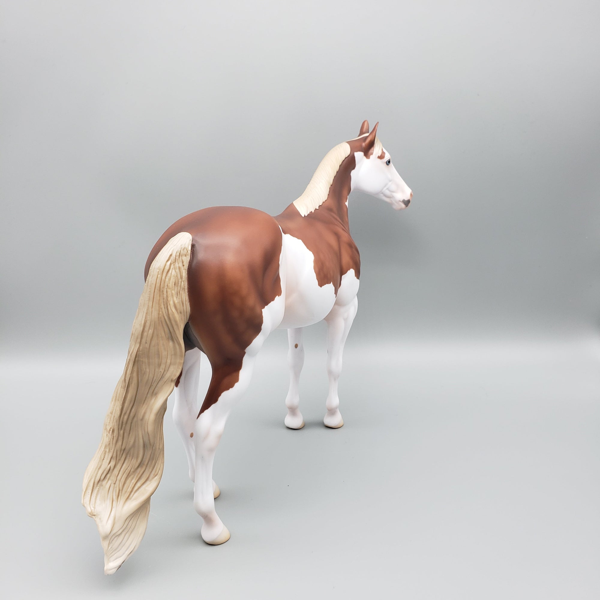 Bandit - OOAK - Flaxen Chestnut Splash ISH By Jess Hamill EQ23