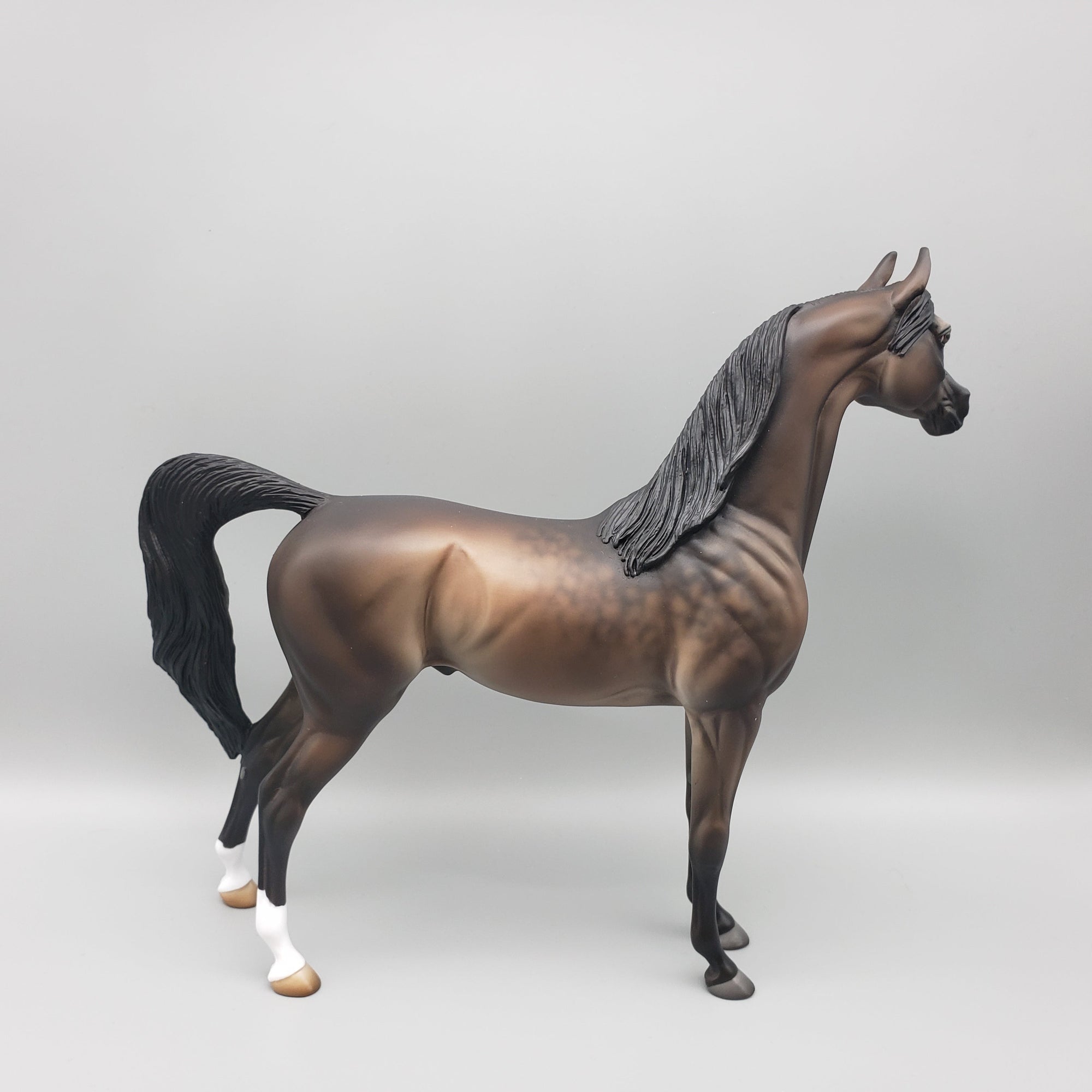 Bramble - OOAK - Dappled Sooty Buckskin Arabian By Jess Hamill EQ23