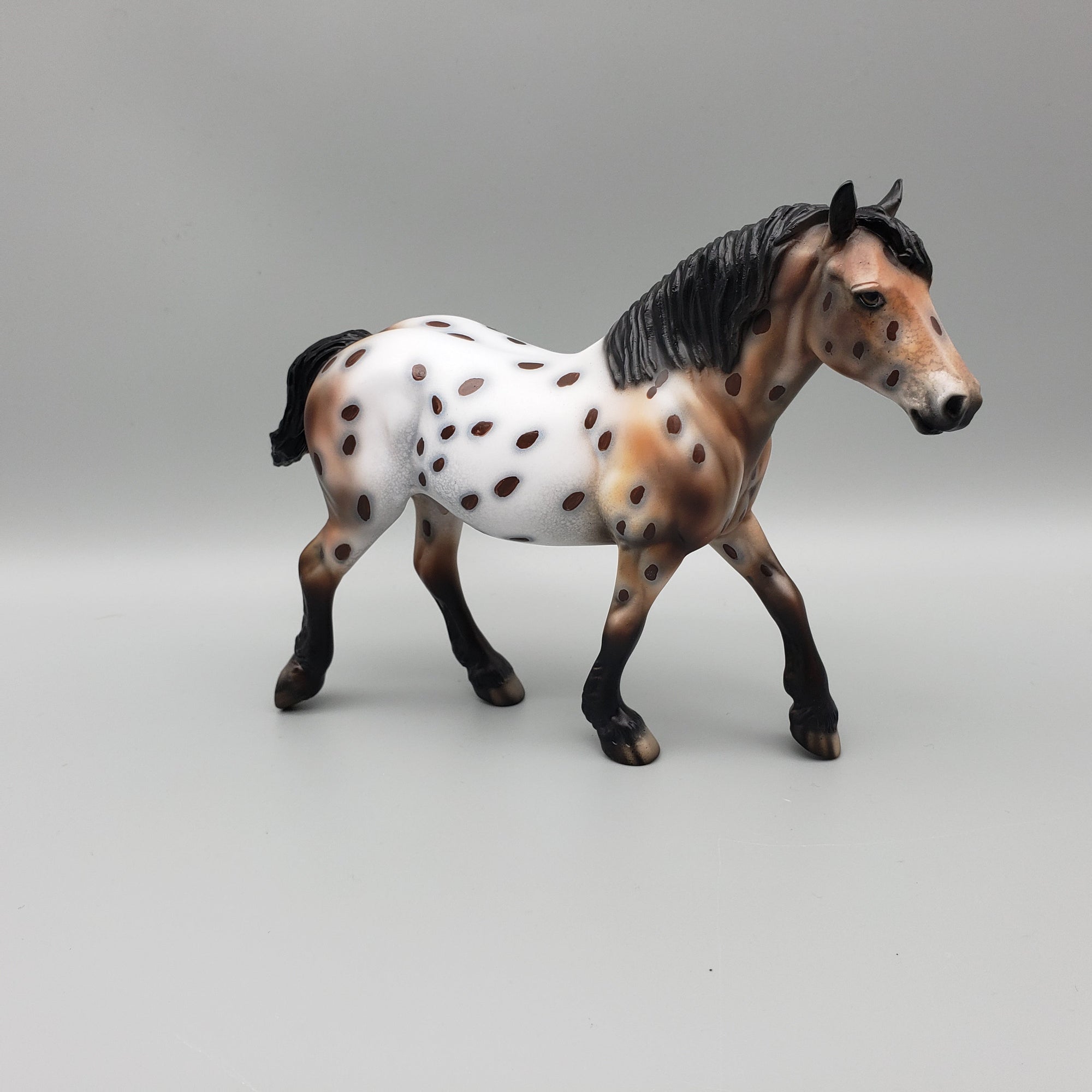 Patch - OOAK - Appaloosa Pebble Draft By Dawn Quick EQ23