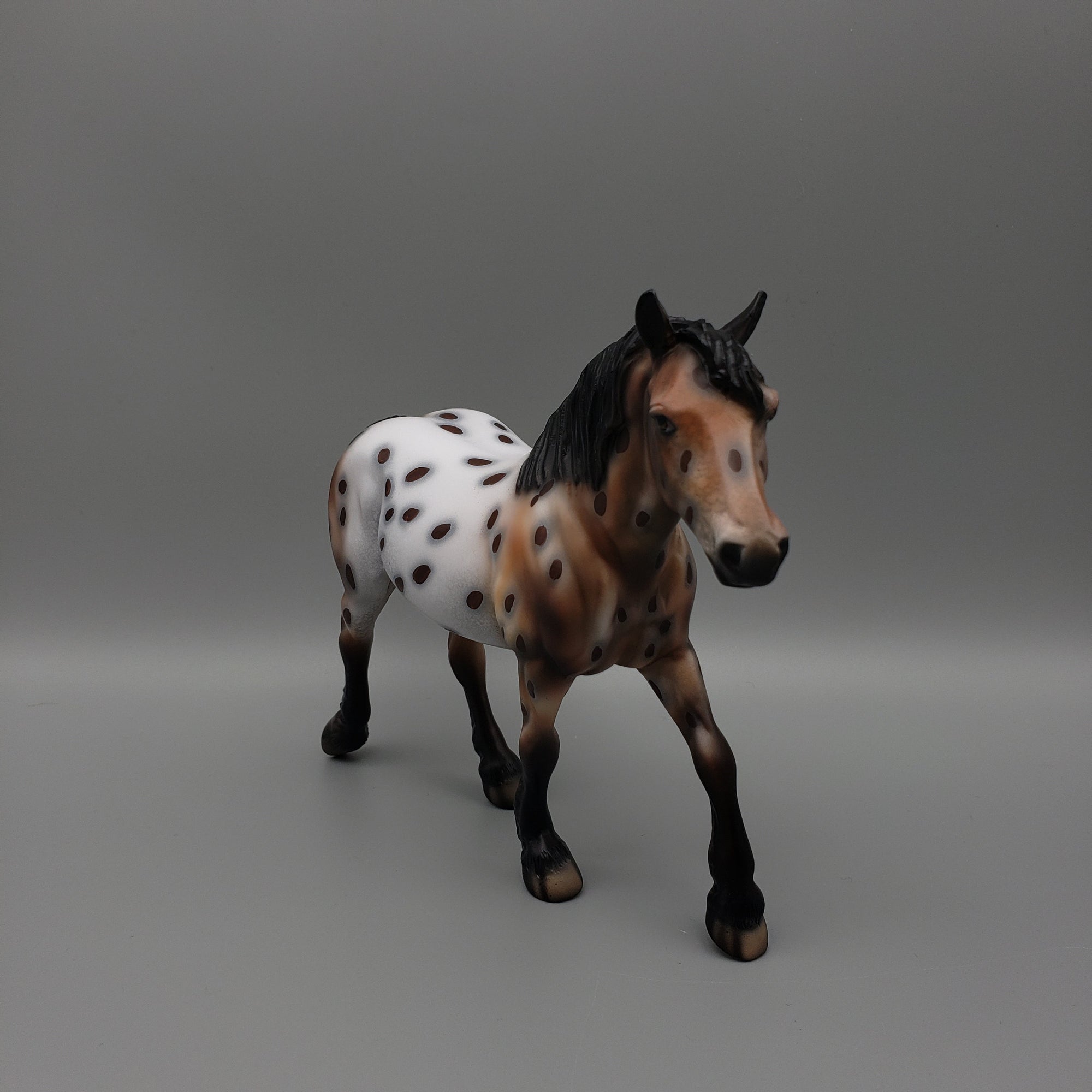 Patch - OOAK - Appaloosa Pebble Draft By Dawn Quick EQ23