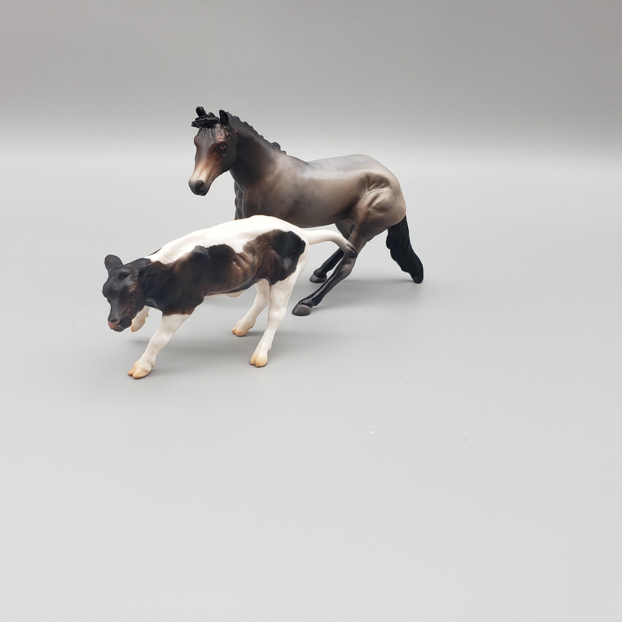 Roadrunner & Coyote OOAK Cutter and Calf Chip SET By Jess Hamill EQ23