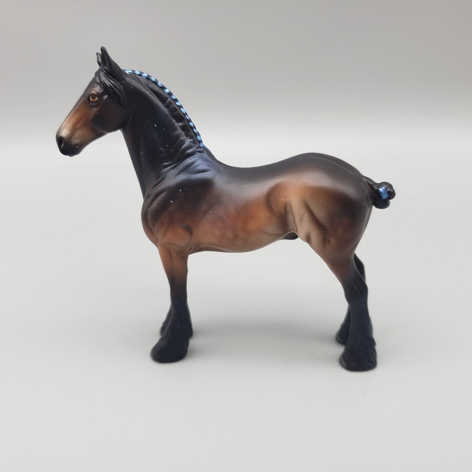 Goliath OOAK Dappled Bay Draft Chip By Jess Hamill EQ23