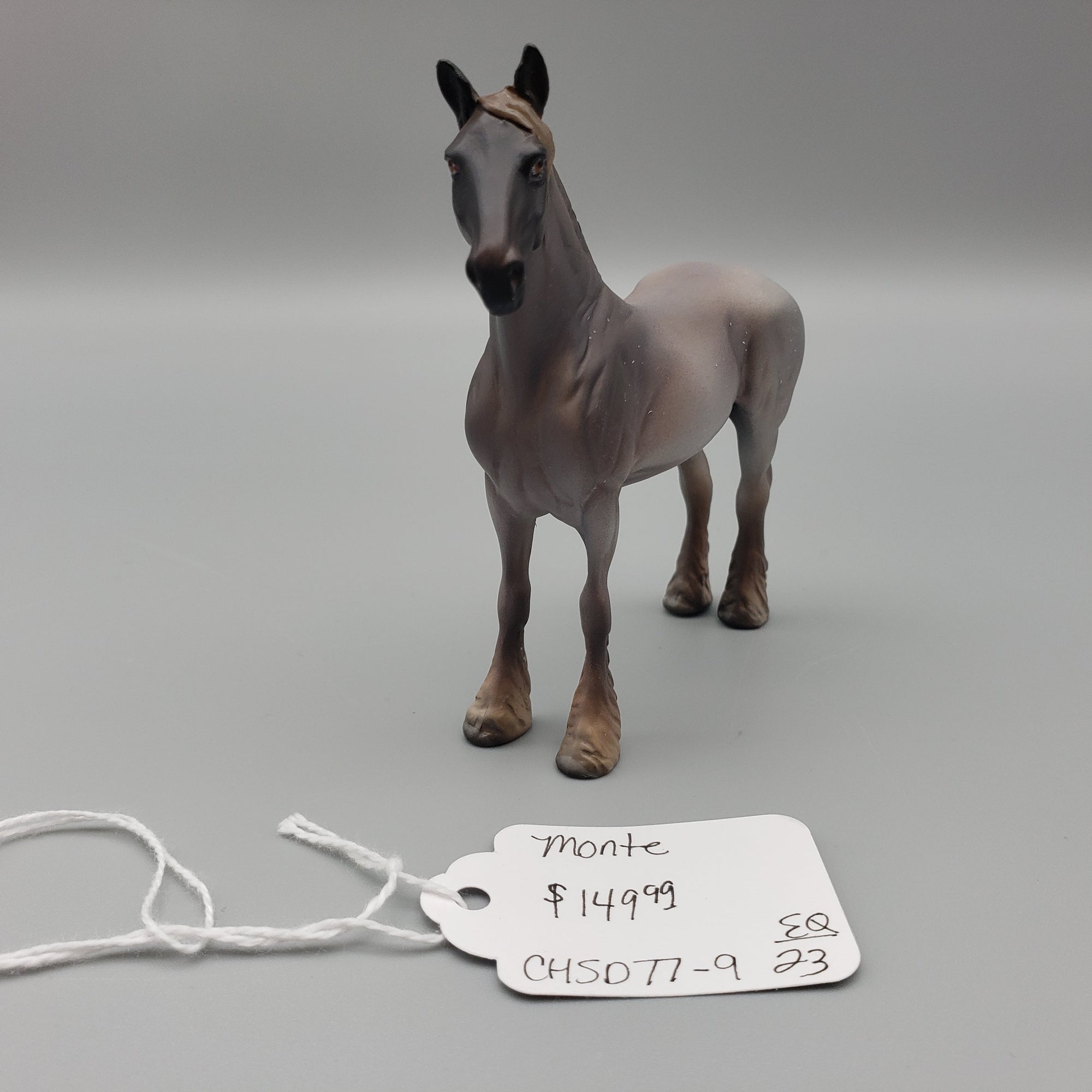 Monte OOAK Liver Chestnut Roan Draft Chip By Jess Hamill EQ23