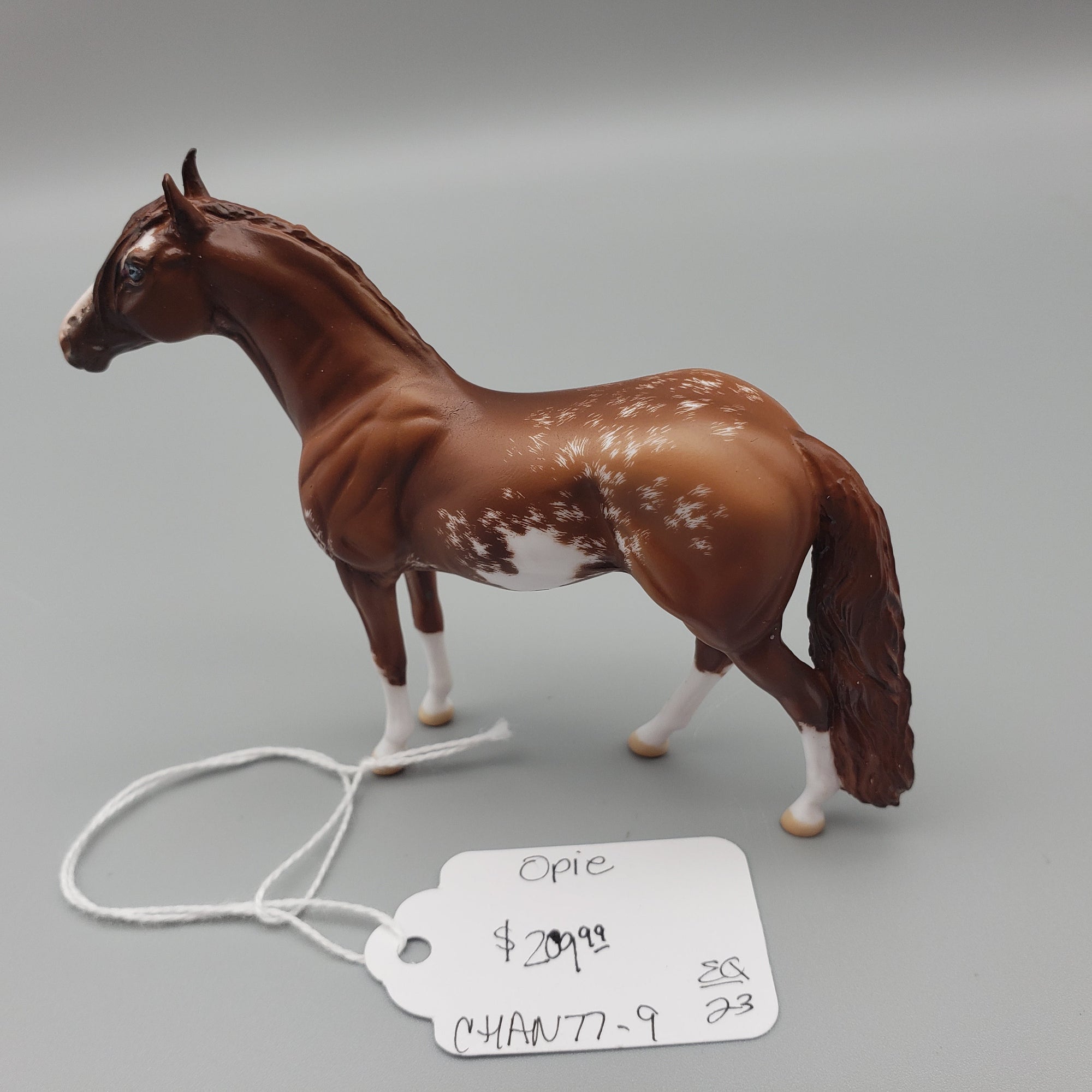 Opie OOAK Chestnut Sabino Andalusian Chip By Jess Hamill EQ23