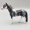 Jigsaw OOAK Black Sabino Andalusian Chip By Jess Hamill EQ23