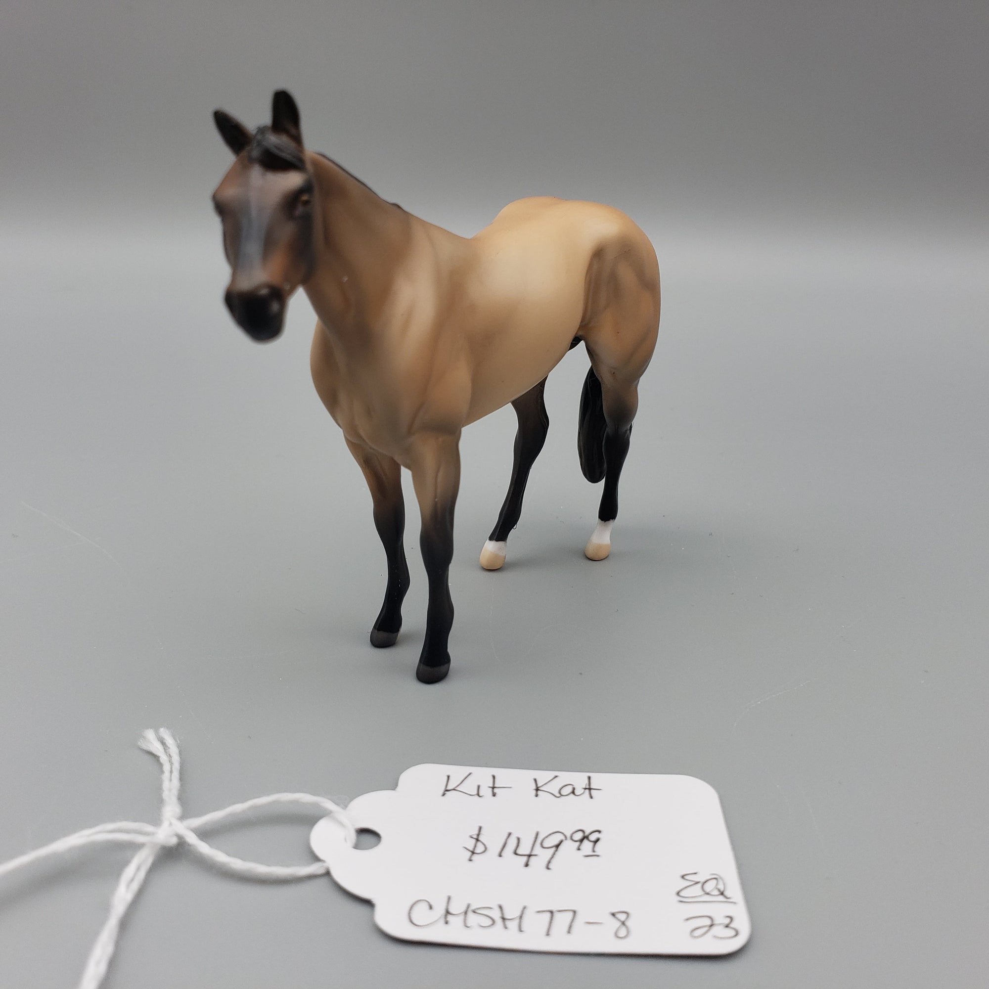 Kit Kat OOAK Buckskin ISH Chip By Jess Hamill EQ23