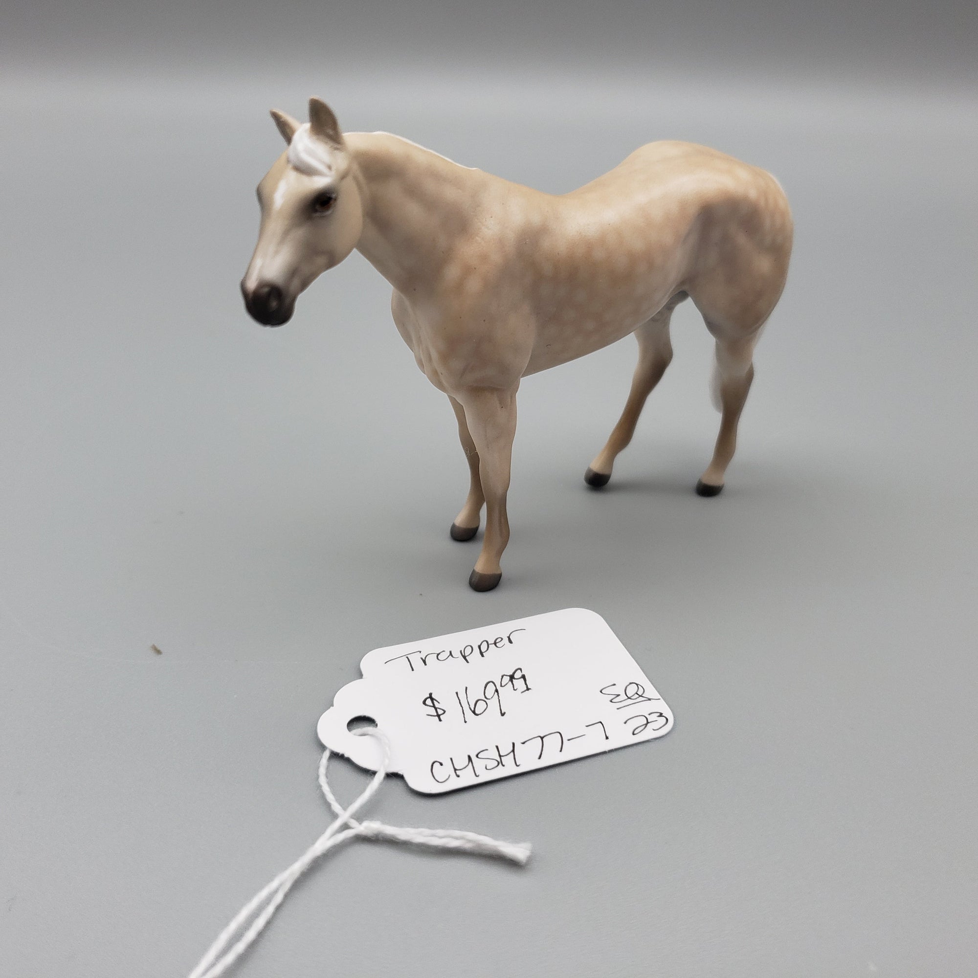 Trapper OOAK Dappled Palomino Stock Horse Chip By Jess Hamill EQ23