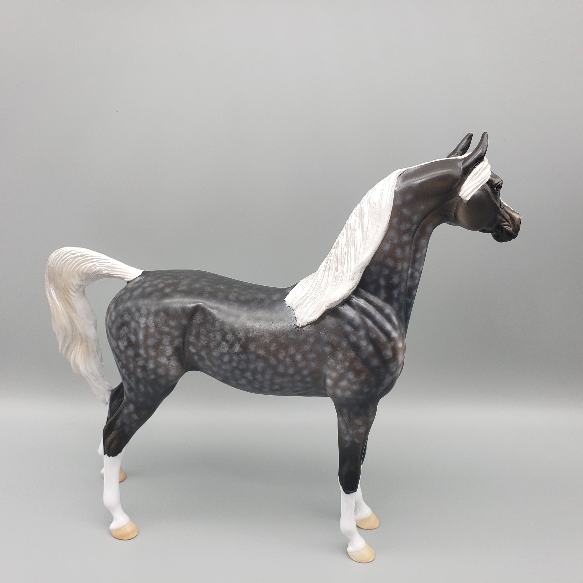 Caviar - OOAK - Dappled Grey ArabianBy Dawn Quick EQ23