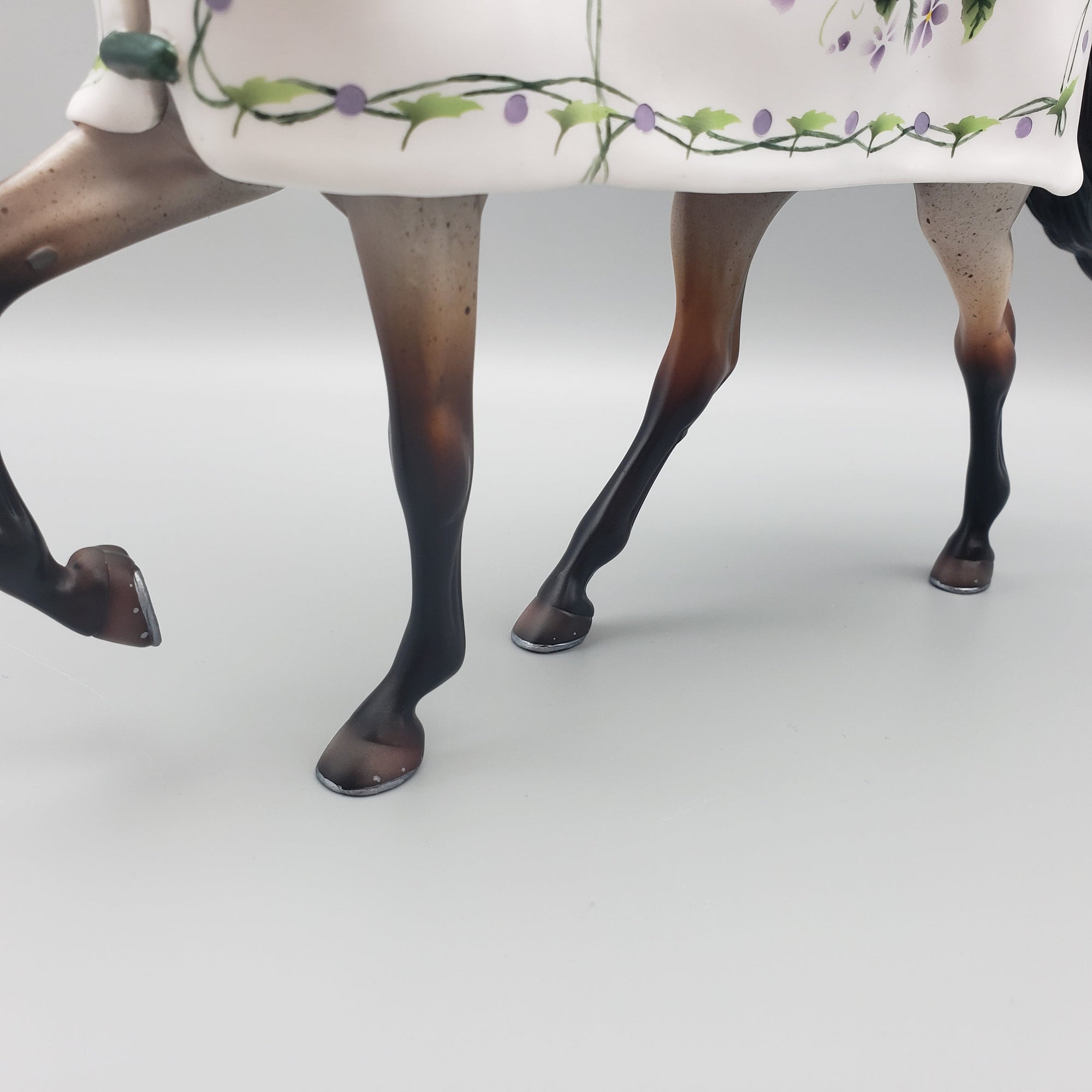 Wyld - OOAK - Customized Blanketed Bay Roan Tennessee Walking Horse By Dawn Quick