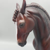 Red Bird Rise - OOAK - Dark Chestnut Andalusian By Ashley Palmer EQ23