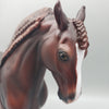 Red Bird Rise - OOAK - Dark Chestnut Andalusian By Ashley Palmer EQ23