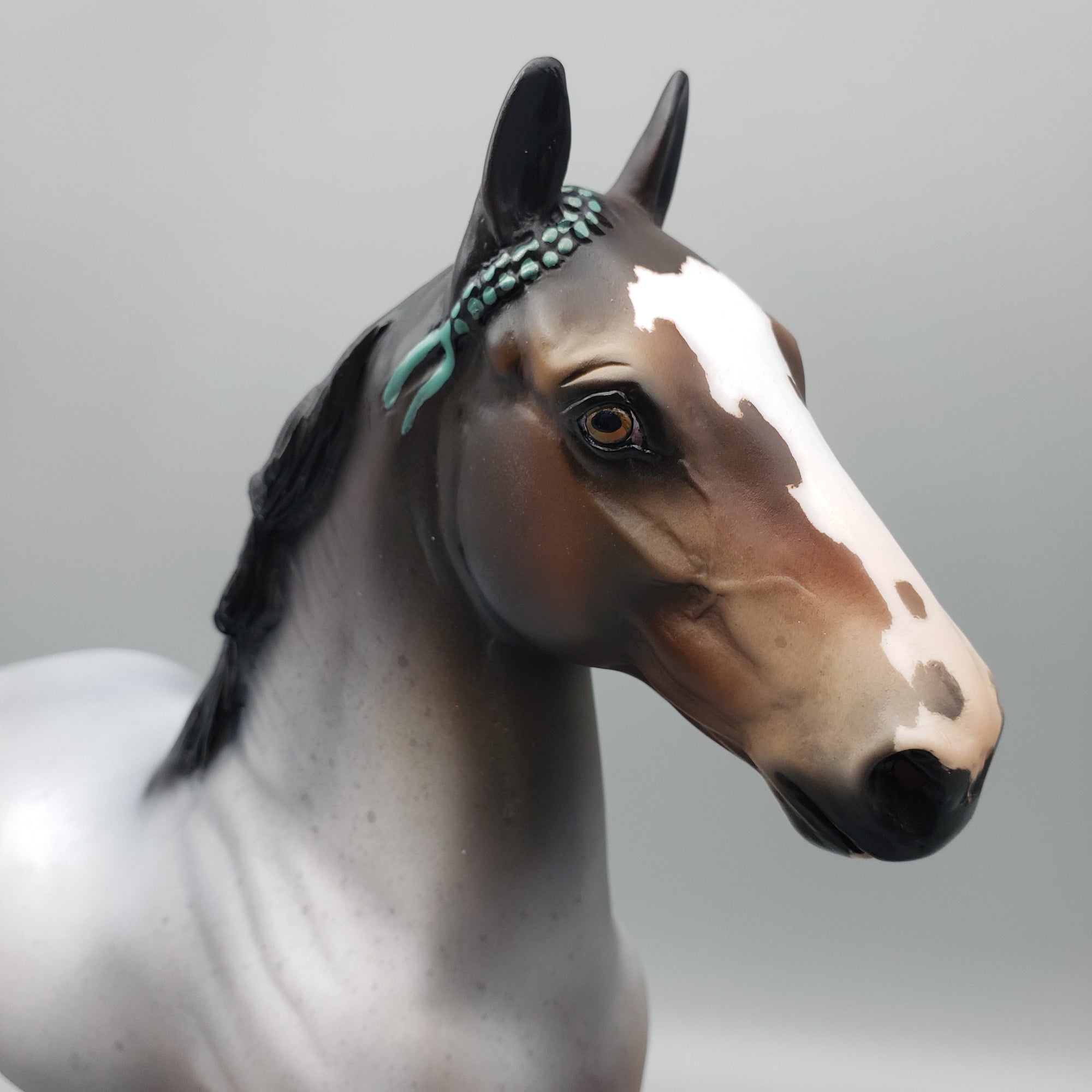 Ferris OOAK Bay Roan Trotting Drafter By Jess Hamill EQ23