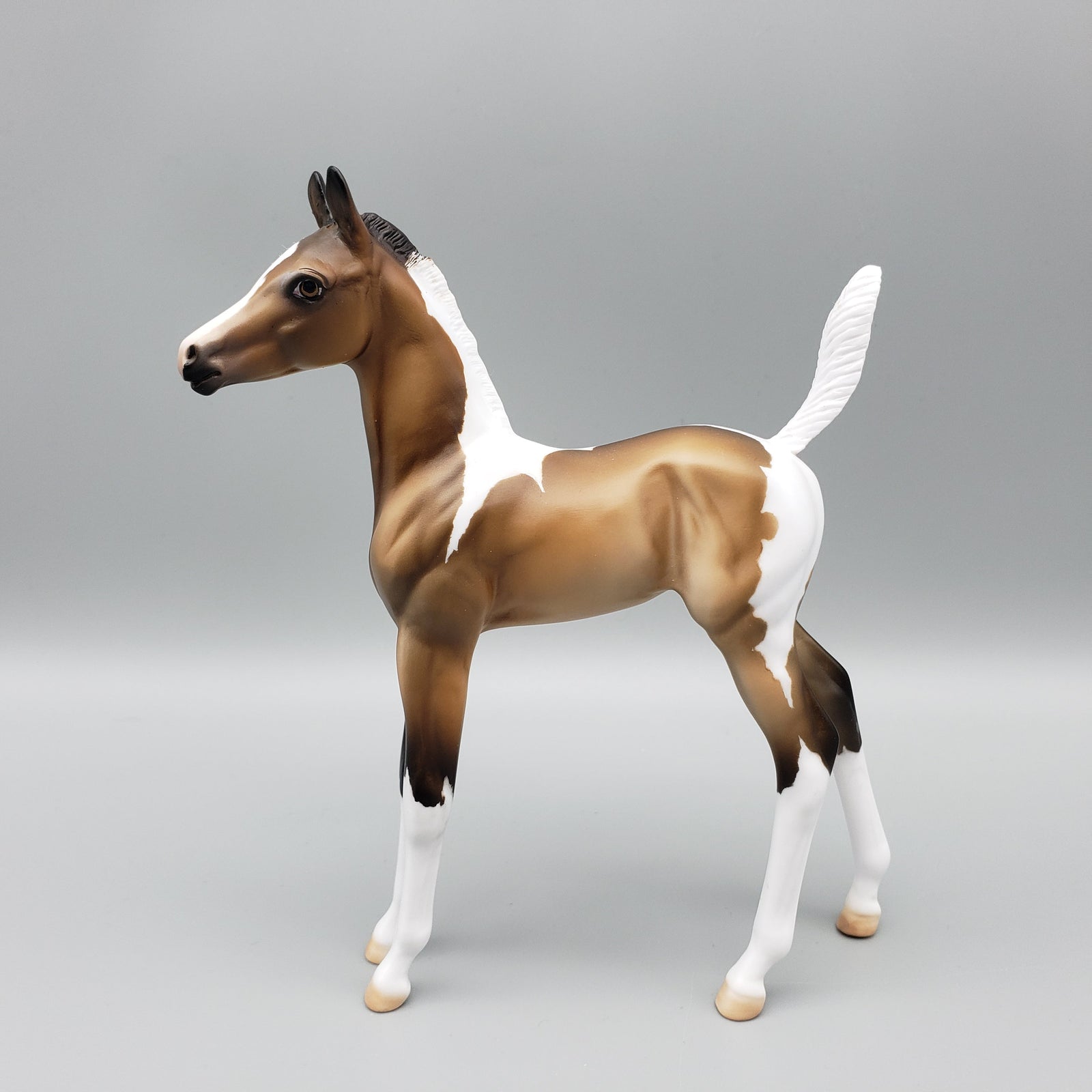 Chip OOAK Bay Tobiano Arab Foal By Julie Keim EQ23