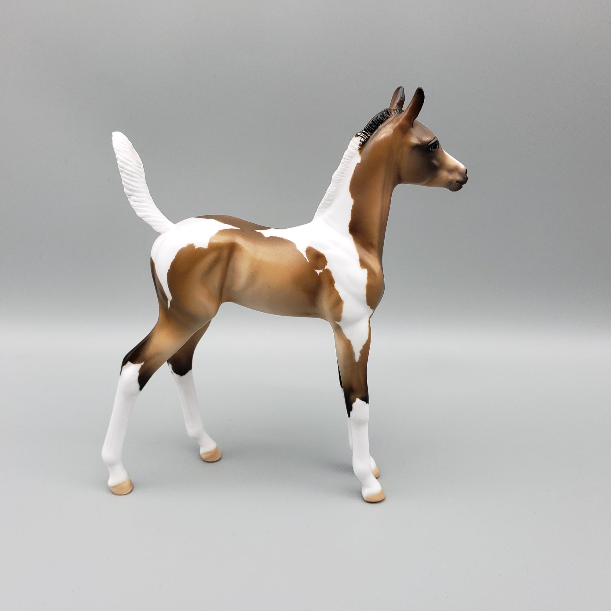 Chip OOAK Bay Tobiano Arab Foal By Julie Keim EQ23