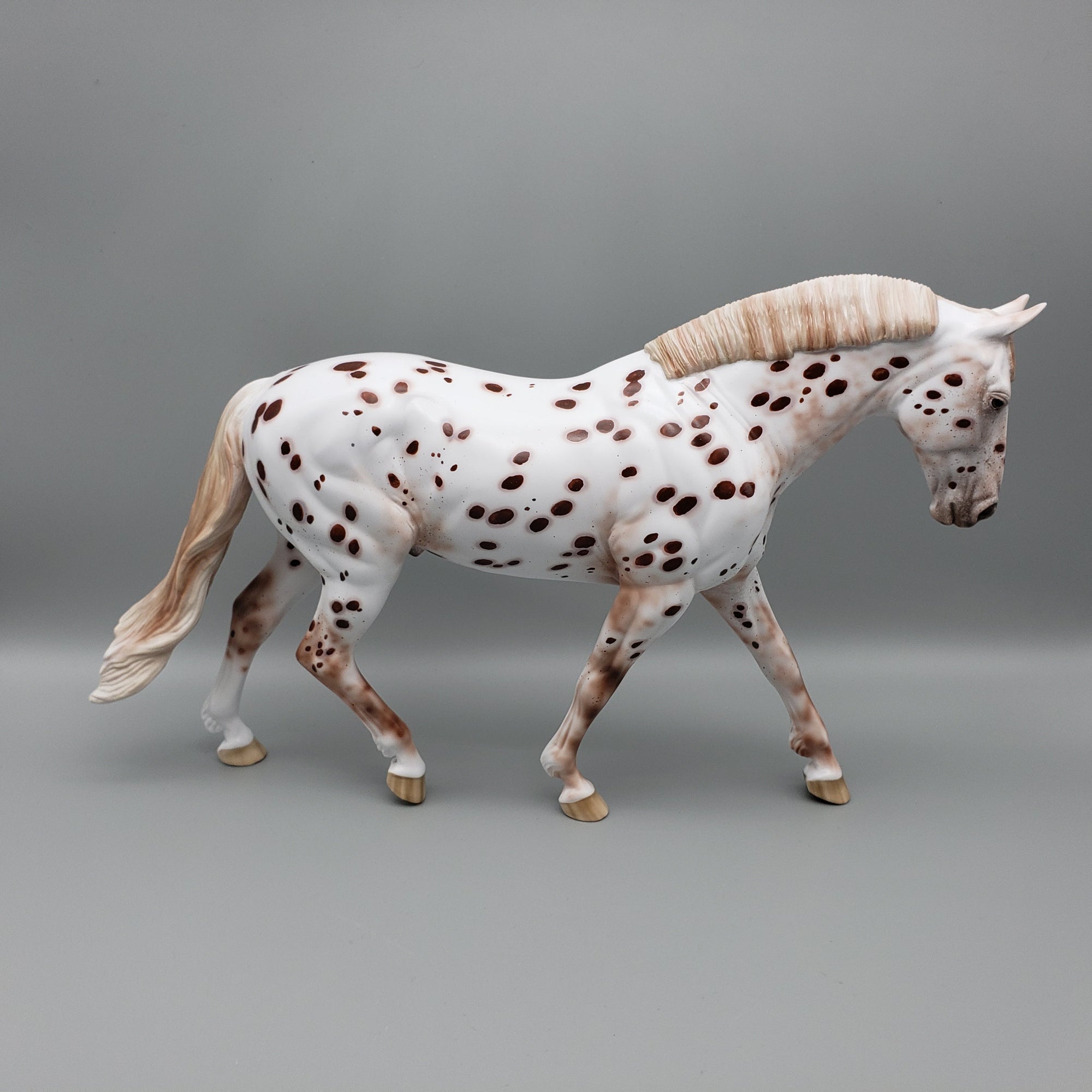 Syntax OOAK Chestnut Leopard Appaloosa Irish Draught By Ellen Robbins EQ23