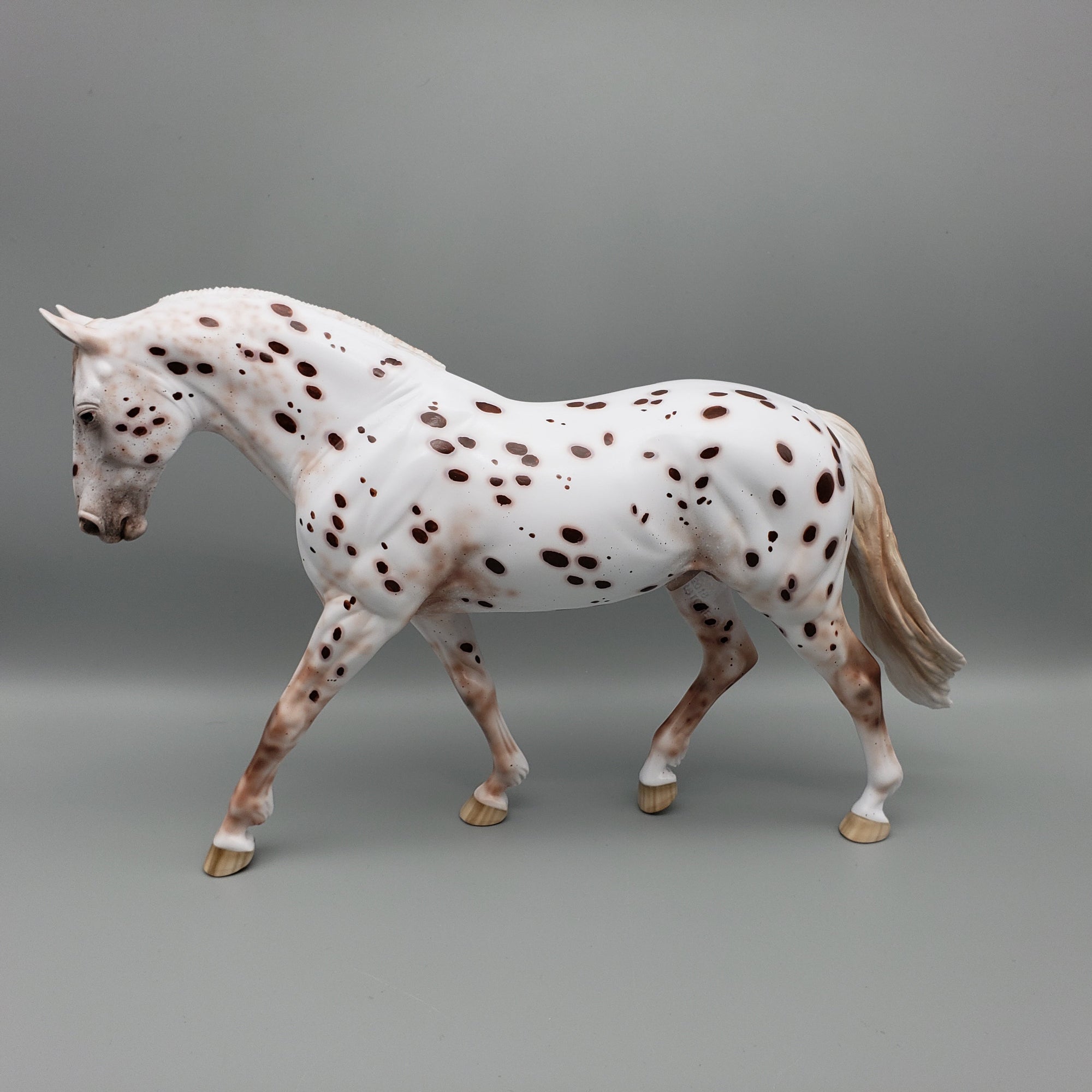 Syntax OOAK Chestnut Leopard Appaloosa Irish Draught By Ellen Robbins EQ23