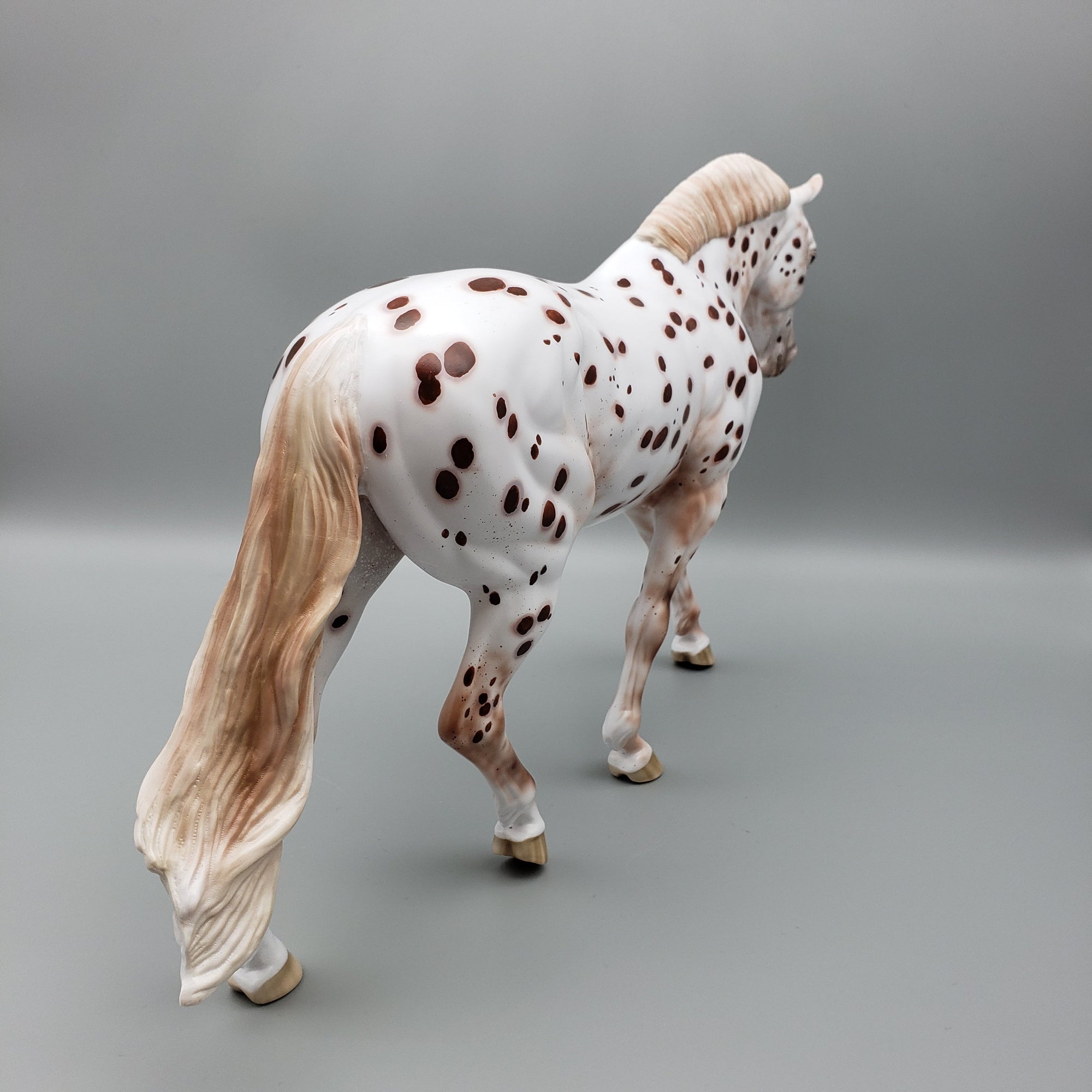 Syntax OOAK Chestnut Leopard Appaloosa Irish Draught By Ellen Robbins EQ23