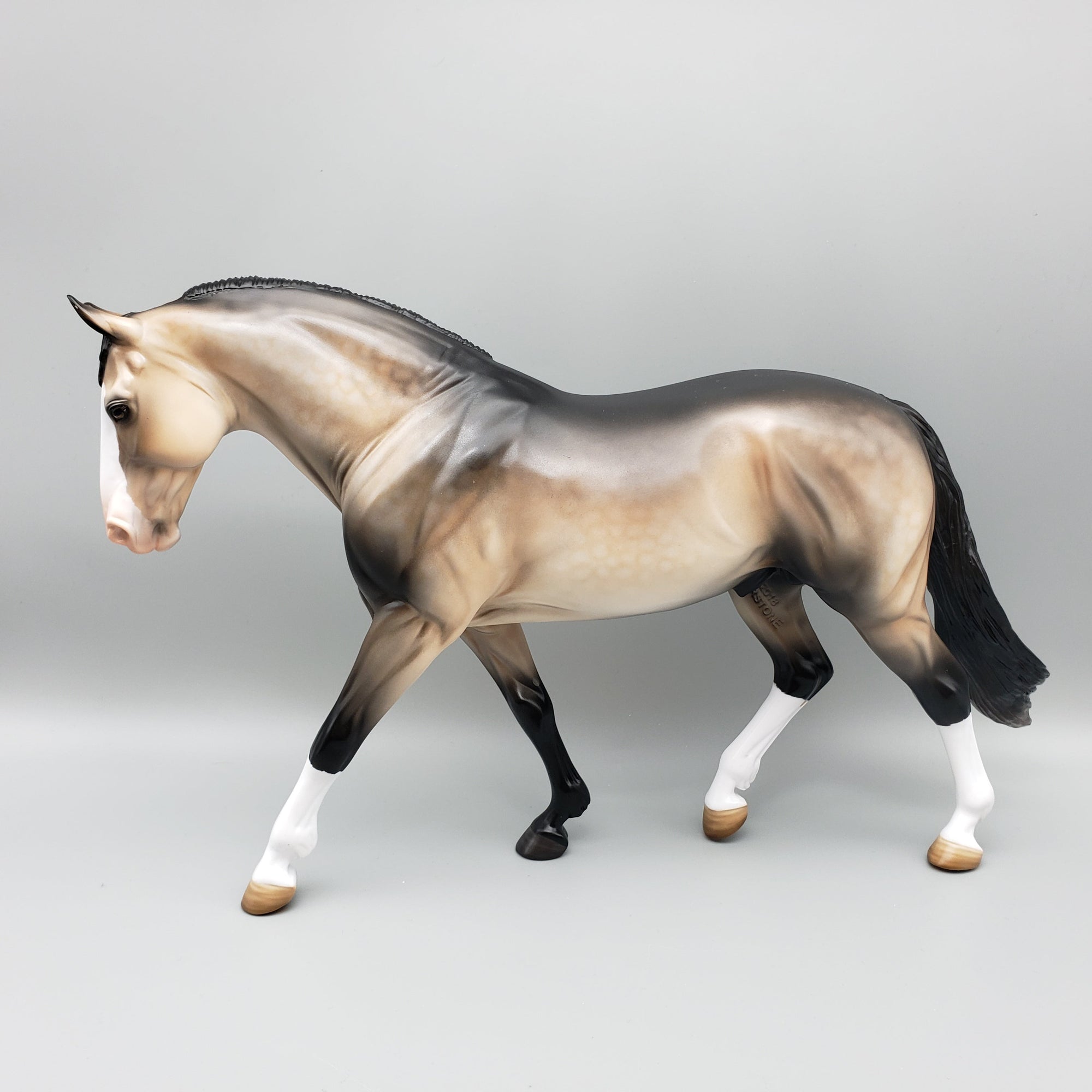 Martin OOAK Sooty Buckskin Irish Draught By Angela Marleau EQ23